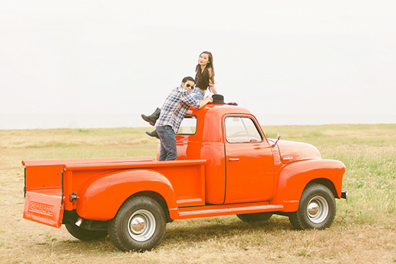 Cuckoo Cloud Concepts Franz Sherry Engagement Session Red Truck Bohemian Road Trip Cebu Stylist-13